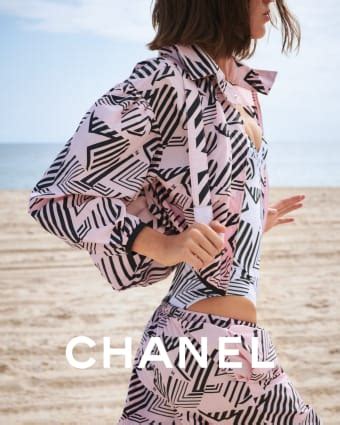 chanel beach editorial|Chanel coco beach swimsuit.